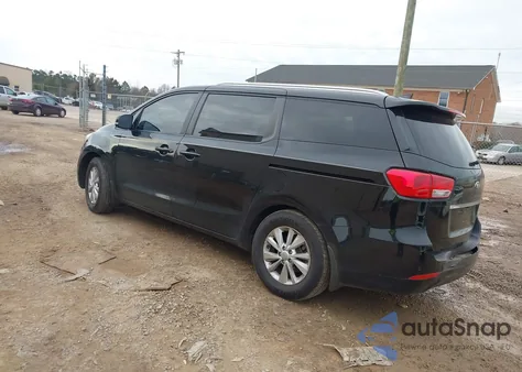 2018 Kia Sedona Lx из США, поврежденный, VIN KNDMB5C1XJ6349095